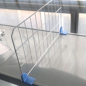 رف تخزين سلكي مجلفن للمستودعات، سمك شبكي قابل للتخصيص، فواصل مرنة مع رفوف وشبكة فاصلة - Product Image 2