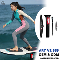 Hydrofoil arrière AXIS ART V2 939 en carbone complet, glisse efficace, carving réactif, performance stable, foil de surf fin