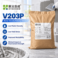 Réducteur de viscosité pour mortier en poudre Xystone V203P, pH 8±1, teneur en chlorure <0,1 %, pour améliorer les mortiers à faible rapport eau-ciment