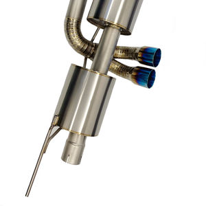 Sistema di scarico in titanio ad alte prestazioni di flusso da 2.36 pollici con morsetto compatibile con Lotus Elise Exige S2 05-11 - Product Image 5