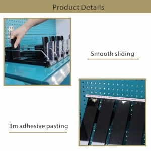 Espositore Automatico a Molla Regolabile per Bottiglie di Vino, Ideale per Supermercati, Cantinette e Negozi di Liquori - Product Image 5