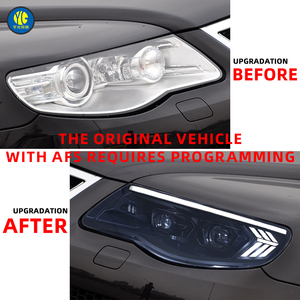 Fari Anteriori a LED YU GUANG per Volkswagen VW <span class=keywords><strong>Touareg</strong></span> 7L V6 2007 <span class=keywords><strong>2010</strong></span>, Fanali di Aggiornamento con Luci di Marcia Diurna - Product Image 6