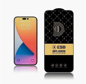 Großhandel 9H Antistatischer Staubabweisender ESD Gehärteter Glas-Displayschutz für <span class=keywords><strong>iPhone</strong></span> 17 Pro Max Folien 16 15 14 13 12 11 Samsung A57 - Product Image 2