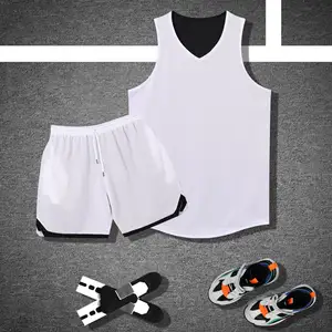 Custom Design all'ingrosso retrò sublimazione reversibile canestro per bambini canottiere Kit Set camicia da uomo Basket uniforme Jersey
