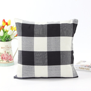 Sarung Bantal Motif Kotak-kotak Klasik, Sarung Bantal untuk Ruang Tamu, Kamar Tidur, Sofa Rumah, Dekorasi Sofa, Sarung Bantal Estetis - Product Image 5