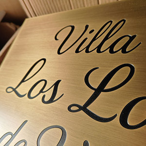 Custom Brass <strong>Plaque</strong> Recognition Family Name Brass <strong>Memorial</strong> Plate Placa Conmemorativa De Bronce Metal <strong>Plaque</strong> <strong>for</strong> Engraving - Product Image 2