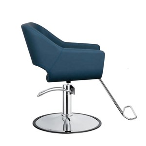 Chaises de salon de beauté bleues, chaise de coiffure à levage hydraulique, chaise de barbier pour salon de coiffure - Product Image 4