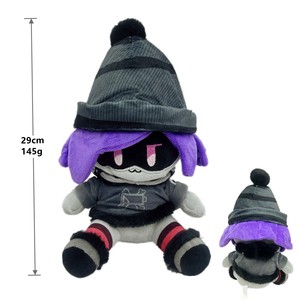 2025 MurderDrones Inorganic Killer Peluche, Coussin de repos et d'appoint, Peluche Corbeau, Produit dérivé d'anime - Product Image 5