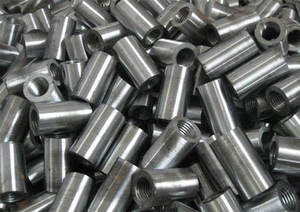 Acoplador de Barras de Refuerzo de Acero al Carbono de un Toque, Aleación de Zinc Pulida, Manguito de Empalme Mecánico Rápido - Product Image 3