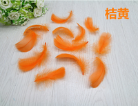Plume d'oie de citron vert pour Arts artisanat bricolage stylo aile coiffure fête carnaval Costume chapeau cheveux accessoire Halloween maison décor de noël