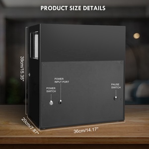 Dropshipping, en Stock, enrollador de reloj con pantalla táctil LCD de lujo, 3 ranuras, luz <span class=keywords><strong>Led</strong></span>, enrollador de reloj automático, puños con cajón de almacenamiento - Product Image 6
