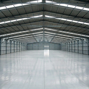Anti Rust Prefab <b>Light</b> Steel Workshop With <b>Solar</b> Energy Storage Roof <b>System</b> - Product Image 2