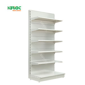 Kệ siêu thị tầng thường vụ Kệ thực phẩm Kệ hiển thị đứng với ánh sáng LED cửa hàng tạp hóa Rack hiển thị - Product Image 2