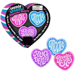 Mini Juguete Antiestrés de Peluche con Purpurina en Forma de Corazón, Edición Limitada Teenie Sparkle Hearts - Product Image 3