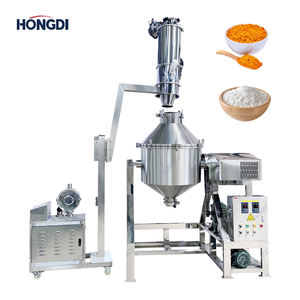 Convoyeur à vide combiné avec mélangeur chimique à double cône Machine en acier inoxydable pour poudre de pigment, poudre de minerai et aliments - Product Image 1