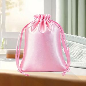 Bolsas de Satén para Joyería con Impresión de Logotipo Personalizado. Bolsas con Cordón para Almacenamiento a Prueba de Polvo, Embalaje de Regalos, Bolsillo para Conejitos, Pedidos Personalizados - Product Image 5