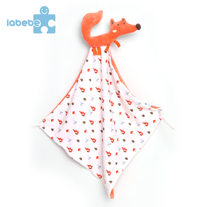 Logo personnalisé divers renard ensemble des gamins doux jouet de couchage bébé couette - Product Image 2