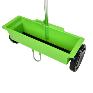 Vertak 6L Épandeur <span class=keywords><strong>de</strong></span> semences universel à pousser à la main avec poignée en aluminium, débit réglable pour ferme, pelouse, parc - Product Image 3