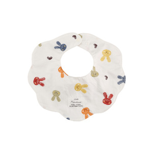 Buena calidad Xinyunzy the Same Class a Pocket Petal Saliva Toalla Algodón puro Impermeable <span class=keywords><strong>Comida</strong></span> para bebés Babero <span class=keywords><strong>de</strong></span> 360 grados - Product Image 2