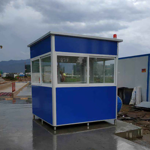 TOPPRE Cabine de sécurité extérieure temporaire mobile <span class=keywords><strong>d</strong></span>étachable Cabine de garde préfabriquée Station modulaire Cabine de garde Salle de garde - Product Image 3