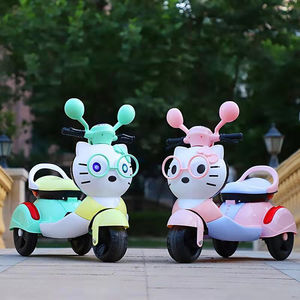 Moto électrique pour enfants, moto à batterie, moto pour enfants, moto électrique pour filles avec des roues puissantes, voitures à roulettes - Product Image 4