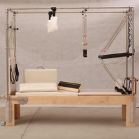 Pilates Cadillac Reformer Vintage Pilates Equipment Maple Wood Pilates Reformer Machine para entrenamientos en el hogar