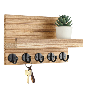 Crochets d'étagère décoratifs Sacs Manteaux Parapluie <span class=keywords><strong>Porte</strong></span>-clés en bois <span class=keywords><strong>Porte</strong></span>-clés <span class=keywords><strong>mural</strong></span> personnalisé <span class=keywords><strong>Porte</strong></span>-clés <span class=keywords><strong>et</strong></span> <span class=keywords><strong>porte</strong></span>-<span class=keywords><strong>courrier</strong></span> - Product Image 2