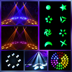 إضاءة دي جي متحركة من مينجي بقوة 450 واط، موديل 540 °   بان آند 270 °   أضواء مسرحية قابلة للإمالة، 18 قناة DMX، سطوع فائق 300000 لوكس - Product Image 6