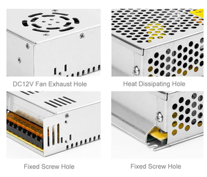 12V 24V Switch <strong>LED</strong> <strong>Power</strong> Supply Transformer <strong>Adapter</strong> for <strong>LED</strong> <strong>Strip</strong> Light Box 60W 100W <strong>150W</strong> 200W 300W - Product Image 4