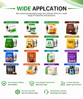 Sachets de poudre de bouillon d'os et sachets de poudre de maïs pour emballage alimentaire, haute barrière, multicouche, certifiés BRCGS ISO