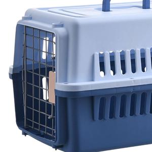Grande cane blu cuccia da viaggio nido portatile trasportino per animali da compagnia Organizer gabbia rigida per gatti con animali - Product Image 3