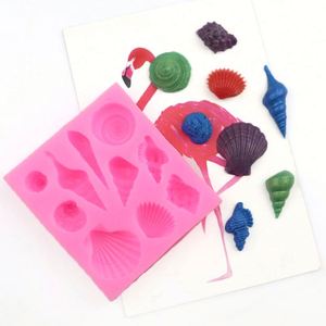 Chocolate con Forma de Animales Marinos. Molde de Silicona 3D para Fondant con Diseño de Cola de Sirena, Molde de Encaje de Azúcar OEM/ODM - Product Image 1
