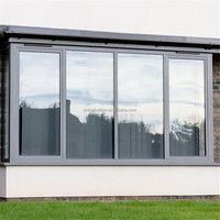 Ventanas corredizas de aleación de aluminio de diseño moderno para edificios domésticos y de oficinas