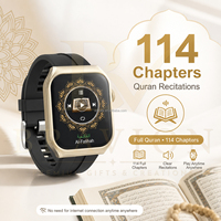 Nuevo Reloj Inteligente Musulmán con Recordatorio de Oración, Llamadas Bluetooth, Reloj Islámico con Música, Alarma Automática, Reloj para el Culto