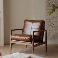 Fauteuil en bois massif de chêne, style rétro, pour salon, chaises de salon modernes, lavables, nouveau style chinois