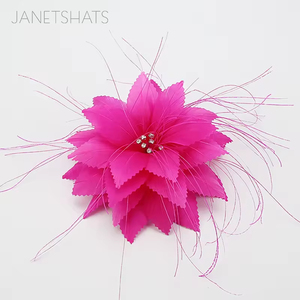 Coiffe Broche/Ornement De <span class=keywords><strong>Cheveux</strong></span> Fleur Broches Peigne De <span class=keywords><strong>Cheveux</strong></span> De Mariée Fascinators Accessoires De <span class=keywords><strong>Cheveux</strong></span> Épingle À <span class=keywords><strong>Cheveux</strong></span> Avec Plumes Clip Pin - Product Image 4
