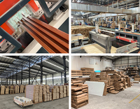 Planches de terrasse en WPC écologiques, sans peinture, durables, pour allées extérieures