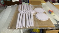 Support en PVC blanc moderne de haute qualité pour fête prénatale