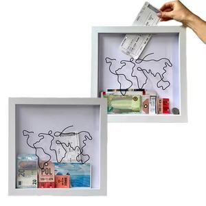 صندوق ظل السفر لأرشيف المغامرات ، صندوق ظل التذاكر مع فتحة 6x8x8x6x keeptravel ، صندوق ساكي مضحك - Product Image 6