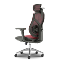 Chaise de bureau ergonomique moderne en maille avec siège en mousse, design réglable, pour la maison, le bureau et l'hôtel, livraison directe d'usine