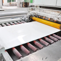 Dalle de surface solide en acrylique de pierre artificielle, épaisseur personnalisée, découpe sur mesure, pour comptoir de salle de bain, directement de l'usine