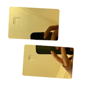 <span class=keywords><strong>Tarjeta</strong></span> de Crédito de Metal Espejo en Negro, Plata, Oro Rosa y Oro 24k, Cortada con Láser, con Ranura para Chip EMV, <span class=keywords><strong>Tarjeta</strong></span> de Débito <span class=keywords><strong>Visa</strong></span> - Product Image 6