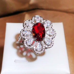 Joyería de piedras preciosas a granel 925 anillos de plata esterlina anillos de pareja plata s925 anillos de boda y compromiso para mujer - Product Image 3