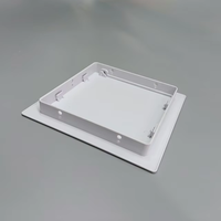 Fengze Usine ABS Mur Blanc Intérieur Toit Dir Conduit Plafond Panneau De Porte Panneau D'accès Avec Serrure À Poussoir Pour Hôtel École