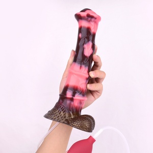 NNSX Animal Horse Dick Spraying <b>Dildo</b> Adult Erotic Products Orgasmic Ejaculation Masturbators for Woman - Product Image 1