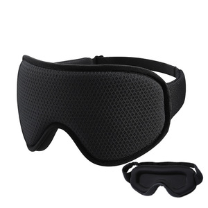 Masque de sommeil 3D ergonomique sans pression sur les yeux, bandeau occultant <span class=keywords><strong>pour</strong></span> <span class=keywords><strong>yoga</strong></span>, voyage, sieste, masque de sommeil 100 % anti-lumière avec sangle réglable - Product Image 1