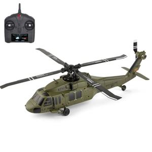 Nouvel Hélicoptère RC WLtoys K170 Black Hawk UH-60L 2025 à Quatre Pales, Moteur Brushless, 2.4G 4 Voies, Modèle de Coptère Volant avec Gyroscope 6 Axes - Product Image 1
