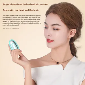 Carepik Hızlı Uyku Yardımcısı Yaşlanma Karşıtı Cihaz Taşınabilir Uykusuzluk Masaj Aleti Mikro Akım Akıllı El Tipi ISO/CE/RoHS Sertifikalı - Product Image 5