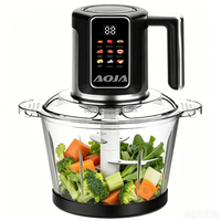 Blender alimentaire portable numérique tactile tout-en-un pour fruits/viande/poisson/légumes avec fonction vapeur, robot culinaire pour bébé, appareil de cuisine domestique