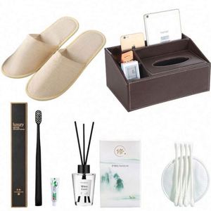 One-Stop Hotel Supplies Eco Friendly Disposable Dental Hygiene Kit Spa Bathroom Amenities 5 Star Luxury Custom Logo Color Airbnb - Product Image 1